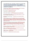 NAMS MENOPAUSE CERTIFICATION EXAM 2025-2026&NewLine;ACTUAL EXAM 250 QUESTIONS AND CORRECT&NewLine;ANSWERS WITH RATIONALES 