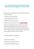HESI - Medical Surgical Nursing Test Latest 2026&sol;2027 &NewLine;Questions and Correct Detailed Answers Already Graded &NewLine;A&plus;