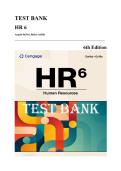 Test Bank &mdash; HR 6&colon; Human Resources&comma; 6th Edition &lpar;DeNisi & Griffin&comma; 2024&rpar; &vert; All Chapters 1-14 Covered&NewLine;