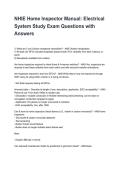NHIE Home Inspector Manual&colon; Electrical System Study Exam Questions with Answers&NewLine;