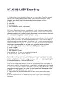 NY ASWB LMSW Exam Prep Latest 2026&sol;2027 Questions and Verified Solutions&NewLine;