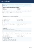 Class notes Chemistry&colon;-solid state
