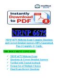 NRNP 6675 Midterm Exam &vert;&vert; Latest Questions & Answers &vert; GRADED A&plus;
