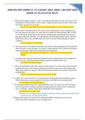HESI RN Exit Exam V1 V7&comma; Latest HESI Exit Exam&comma; HESI RN Questions&comma; HESI Exam Review