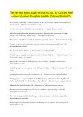 TSA Written Exam Study with all Correct & 100&percnt; Verified Answers &vert;Actual Complete Update &vert;Already Graded A&plus;