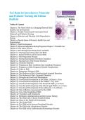 Test Bank for Introductory Maternity & Pediatric Nursing&comma; 4th Edition Hatfield 