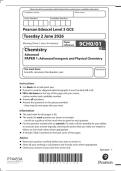 2026 Edexcel A-Level Chemistry Paper 1 Question Paper