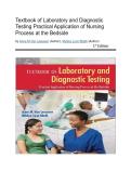 Test Bank - Textbook of Laboratory and Diagnostic Testing&comma; 1st Edition &lpar;Van Leeuwen&comma; 2017&rpar;&comma; Chapter 1-22 Fully Covered