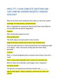 NWSA TTT-1 EXAM COMPLETE QUESTIONS AND 100&percnt; VERIFIED ANSWERS RECENTLY UPDATED 2026&sol;2027