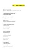 BIO 103 final exam Questions And Answers