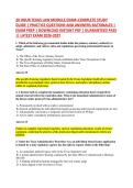 20 HOUR TEXAS LAW MODULE EXAM&ndash;COMPLETE STUDY &NewLine;GUIDE &vert; PRACTICE QUESTIONS AND ANSWERS-RATIONALES &vert; &NewLine;EXAM PREP &vert; DOWNLOAD INSTANT PDF &vert; GUARANTEED PASS &NewLine;&vert;&vert; LATEST EXAM 2026-2027 