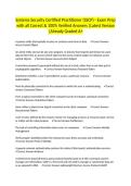 Systems Security Certified Practitioner &lpar;SSCP&rpar; - Exam Prep with all Correct & 100&percnt; Verified Answers &vert;Latest Version &vert;Already Graded A&plus;