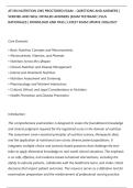ATI RN NUTRITION CMS PROCTORED EXAM &ndash; QUESTIONS AND ANSWERS &vert;&NewLine;VERIFIED AND WELL DETAILED ANSWERS &vert;EXAM TESTBANK &vert; PLUS&NewLine;RATIONALES &vert; DOWNLOAD AND PASS &vert; LATEST EXAM UPDATE 2026&sol;2027