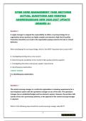 CPSM CORE MANAGEMENT TASK SECTIONS &vert;ACTUAL QUESTIONS AND VERIFIED ANSWERS&vert;BRAND NEW 2026-2027 UPDATE &vert;GRADED A&plus;