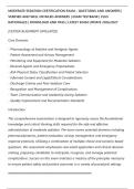 MODERATE SEDATION CERTIFICATION EXAM &ndash; QUESTIONS AND ANSWERS &vert;&NewLine;VERIFIED AND WELL DETAILED ANSWERS &vert; EXAM TESTBANK &vert; PLUS&NewLine;RATIONALES &vert; DOWNLOAD AND PASS &vert; LATEST EXAM UPDATE 2026&sol;2027