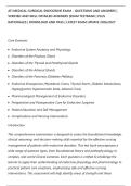 ATI MEDICAL-SURGICAL ENDOCRINE EXAM &ndash; QUESTIONS AND ANSWERS &vert;&NewLine;VERIFIED AND WELL DETAILED ANSWERS &vert;EXAM TESTBANK &vert; PLUS&NewLine;RATIONALES &vert; DOWNLOAD AND PASS &vert; LATEST EXAM UPDATE 2026&sol;2027