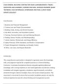 CSLB-GENERAL BUILDING CONTRACTOR EXAM &lpar;LAWS&BUSINESS&plus;TRADE&rpar; &NewLine;QUESTIONS AND ANSWERS &vert; VERIFIED AND WELL DETAILED ANSWERS &vert;EXAM&NewLine;TESTBANK &vert; PLUS RATIONALES &vert; DOWNLOAD AND PASS &vert; LATEST EXAM&NewLine;UPDATE 2026&sol;2027
