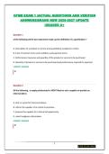 CPSM EXAM BUNDLE&vert;QUESTIONS AND VERIFIED ANSWERS&vert;NEW 2026-2027 UPDATE 