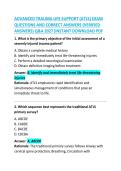 Advanced Trauma Life Support &lpar;ATLS&rpar; Exam