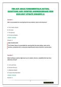 PMI ACP  AGILE FUNDAMENTALS &vert;ACTUAL QUESTIONS AND VERIFIED ANSWERS&vert;BRAND NEW 2026-2027 UPDATE &vert;GRADED A&plus;