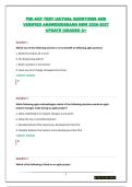 PMI ACP  TEST&vert;ACTUAL QUESTIONS AND VERIFIED ANSWERS&vert;BRAND NEW 2026-2027 UPDATE &vert;GRADED A&plus;