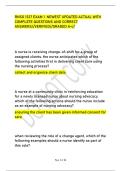 RNSG 1327 EXAM 1 NEWEST UPDATED ACTUAL WITH &NewLine;COMPLETE QUESTIONS AND CORRECT &NewLine;ANSWERS&sol;&sol;VERIFIED&sol;&sol;GRADED A&plus;&sol;&sol;