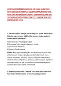 CSTR EXAM PREPARATION GUIDE&colon; 200 EXAM QUESTIONS WITH DETAILED RATIONALES COVERING TRAUMA SYSTEMS&comma; NTDS DATA MANAGEMENT&comma; INJURY MECHANISMS&comma; AND ICD-10-CM&sol;AIS&sol;ISS&sol;RTS CODING CONCEPTS FOR THE 2026-2027 CERTIFICATION CYCLE