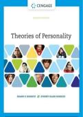 Test Bank For Theories of Personality 11th Edition by Duane P&period; Schultz & Sydney Ellen Schultz ISBN 9781305652958 Chapters&lpar;1 to 15&rpar;