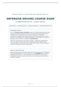 Defensive Driving Course Exam &ndash; Comprehensive Practice 2026&sol;2027 Edition