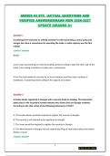 SERIES 63 STC &vert;ACTUAL QUESTIONS AND VERIFIED ANSWERS&vert;BRAND NEW 2026-2027 UPDATE &vert;GRADED A&plus;