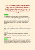 WGU D322 Introduction to IT Exam&ndash; Latest Update 2026&sol;2027A Comprehensive 600 Test Bank Multichoice Questions and Answers with Detailed Rationale&vert; Guaranteed Pass &lpar;Brand New&excl;&excl;&rpar;
