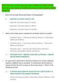 BIOC 384 Exam 2 Exam Prep 2026&sol;2027 &vert; Miesfeld Foundations in Biochemistry &vert; Practice Questions & Answer Key &vert; Comprehensive Review &vert; Latest Update &vert; Graded A&plus;