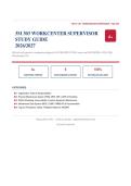 3M 303 WORKCENTER SUPERVISOR STUDY GUIDE Actual Exam 2026&sol;2027 &ndash; Complete Exam-Style Questions &vert; 100&percnt; Verified &ndash; Pass Guaranteed &ndash; A&plus; Graded