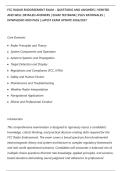 FCC RADAR ENDORSEMENT EXAM &ndash; QUESTIONS AND ANSWERS &vert; VERIFIED&NewLine;AND WELL DETAILED ANSWERS &vert; EXAM TESTBANK &vert; PLUS RATIONALES &vert;&NewLine;DOWNLOAD AND PASS &vert; LATEST EXAM UPDATE 2026&sol;2027