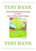 Test Bank For Understanding Medical-Surgical Nursing 6th Edition by Linda S&period; Williams & Paula D&period; Hopper ISBN 9780803668980 Chapters&lpar;1 to 57&rpar;