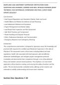 MARYLAND LEAD ABATEMENT SUPERVISOR CERTIFICATION EXAM &NewLine;QUESTIONS AND ANSWERS &vert; VERIFIED AND WELL DETAILED ANSWERS &vert;EXAM&NewLine;TESTBANK &vert; PLUS RATIONALES &vert; DOWNLOAD AND PASS &vert; LATEST EXAM&NewLine;UPDATE 2026&sol;2027