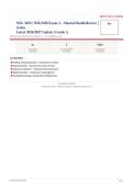 NSG 3450 EXAM 3 MENTAL HEALTH REVIEW GALEN Actual Exam 2026&sol;2027 &ndash; Complete Exam-Style Questions &vert; 100&percnt; Verified &ndash; Pass Guaranteed &ndash; A&plus; Graded