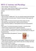 HESI A2 Anatomy and Physiology