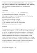 NYC DOHMH LEAD PAINT INSPECTOR CERTIFICATION EXAM &ndash; QUESTIONS&NewLine;AND ANSWERS &vert; VERIFIED AND WELL DETAILED ANSWERS &vert;EXAM TESTBANK &vert;&NewLine;PLUS RATIONALES &vert; DOWNLOAD AND PASS &vert; LATEST EXAM UPDATE&NewLine;2026&sol;2027