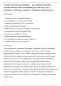 NYC DOB CORRECTION OFFICER EXAM &ndash; QUESTIONS AND ANSWERS &vert;&NewLine;VERIFIED AND WELL DETAILED ANSWERS &vert; EXAM TESTBANK &vert; PLUS&NewLine;RATIONALES &vert; DOWNLOAD AND PASS &vert; LATEST EXAM UPDATE 2026&sol;2027