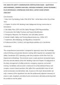 NYC DOB SITE SAFETY COORDINATOR CERTIFICATION EXAM &ndash; QUESTIONS&NewLine;AND ANSWERS &vert; VERIFIED AND WELL DETAILED ANSWERS &vert; EXAM TESTBANK &vert;&NewLine;PLUS RATIONALES &vert; DOWNLOAD AND PASS &vert; LATEST EXAM UPDATE&NewLine;2026&sol;2027