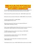 AMMO-68-DL MILITARY MUNITIONS RULE &lpar;CER&period;&period;&period;UESTIONS WITH CORRECT ANSWERS