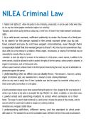 NILEA Criminal Law