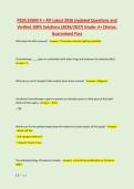 PEDS EXAM 4 &plus; ATI Latest 2026 Updated Questions and &NewLine;Verified 100&percnt; Solutions &lpar;2026&sol;2027&rpar; Grade&colon; A&plus;&vert;Status&colon; &NewLine;Guaranteed Pass