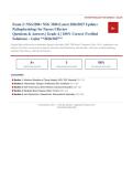 NSG 3280 EXAM 2 PATHOPHYSIOLOGY FOR NURSES I GALEN Actual Exam 2026&sol;2027 &ndash; Complete Exam-Style Questions &vert; 100&percnt; Verified &ndash; Pass Guaranteed &ndash; A&plus; Graded