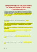 CSFA Practice Exam B Latest 2026 Updated Questions &NewLine;and Verified 100&percnt; Solutions &lpar;2026&sol;2027&rpar; Grade&colon; &NewLine;A&plus;&vert;Status&colon; Guaranteed Pass 