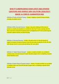 OHIO PT JURISPRUDENCE EXAM LATEST 2026 UPDATED &NewLine;QUESTIONS AND VERIFIED 100&percnt; SOLUTIONS &lpar;2026&sol;2027&rpar; &NewLine;GRADE&colon; A&plus;&vert;STATUS&colon; GUARANTEED PASS 