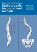 Radiographic Measurement Manual Notes &vert; Spinal Deformity Study Group Guide