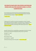 CPJE PRACTICE EXAM LATEST 2026 UPDATED QUESTIONS AND &NewLine;VERIFIED 100&percnt; SOLUTIONS &lpar;2026&sol;2027&rpar; GRADE&colon; A&plus;&vert;STATUS&colon; &NewLine;GUARANTEED PASS