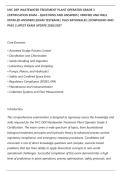 NYC DEP WASTEWATER TREATMENT PLANT OPERATOR GRADE 3&NewLine;CERTIFICATION EXAM &ndash; QUESTIONS AND ANSWERS &vert; VERIFIED AND WELL&NewLine;DETAILED ANSWERS &vert;EXAM TESTBANK &vert; PLUS RATIONALES &vert; DOWNLOAD AND&NewLine;PASS &vert; LATEST EXAM UPDATE 2026&sol;2027